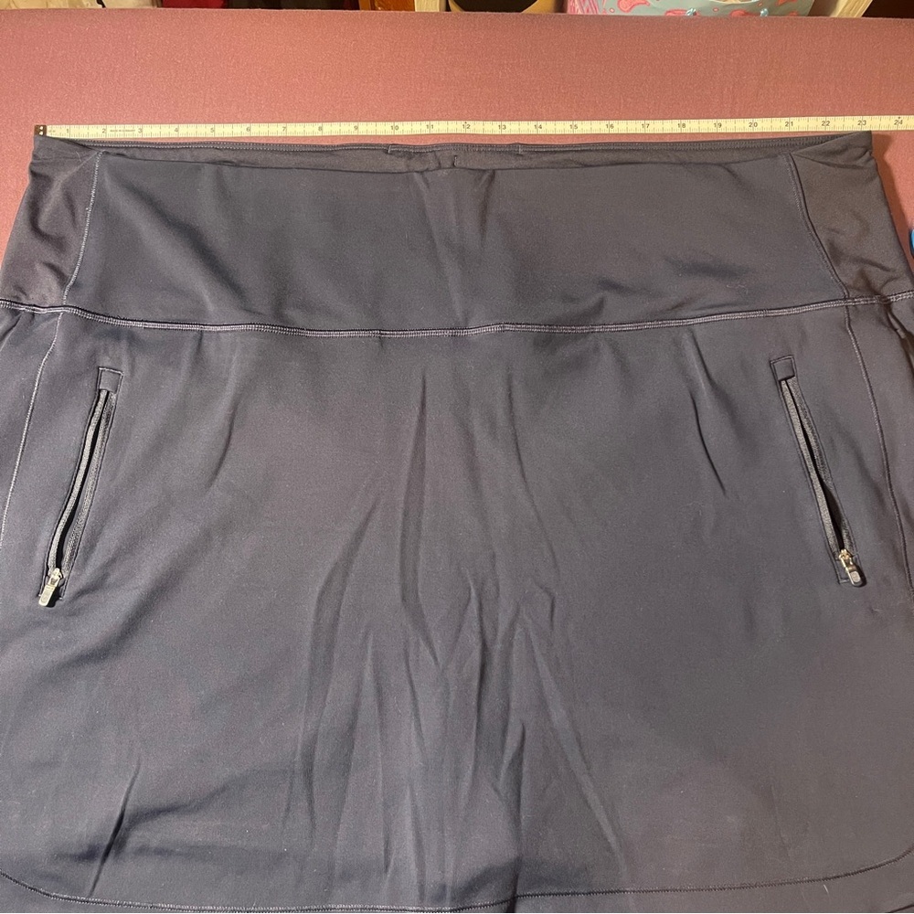 Athleta Fairway Golf Skort 18” in Navy Blue - Size 3x - EUC Pockets Shorts Skirt - Picture 5 of 12